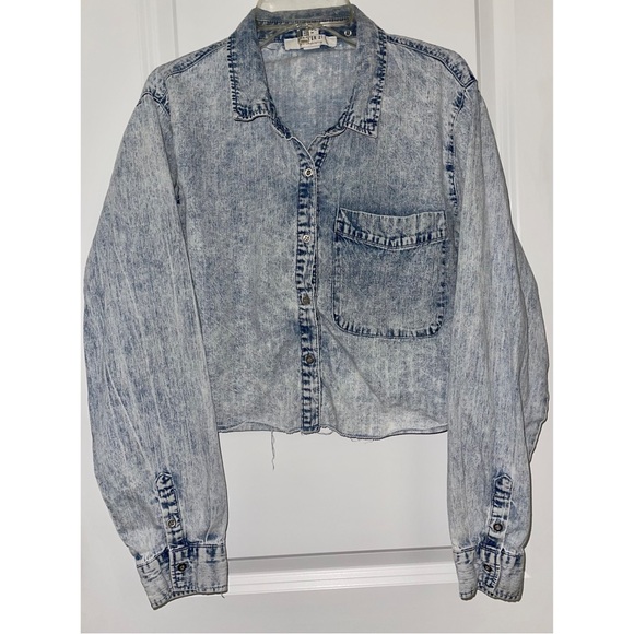 Forever 21 Denim Jacket Size: L - Picture 1 of 3